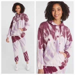 Sundown by Splendid Liza Hoodie and Playa Jogger lounge set in Purple Fog S/XS